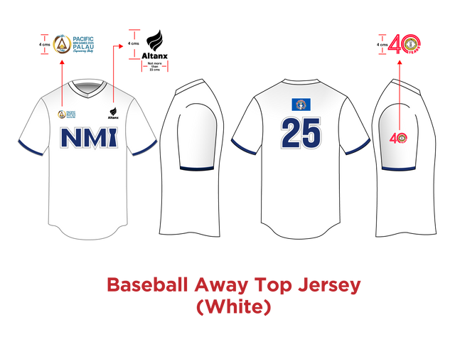 CNMI National Baseball Team Uniform